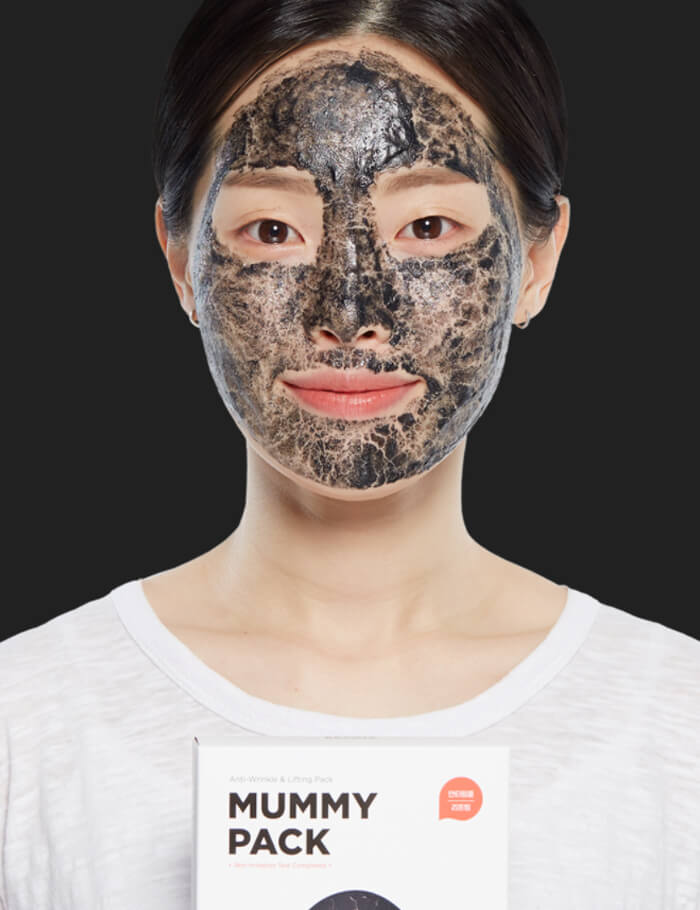 Liftinga maska ar melno trifeli SKIN1004 Mummy Pack 1pcs