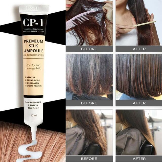 Serums matiem ar kolagēnu Esthetic House CP-1 Premium Silk Ampoule