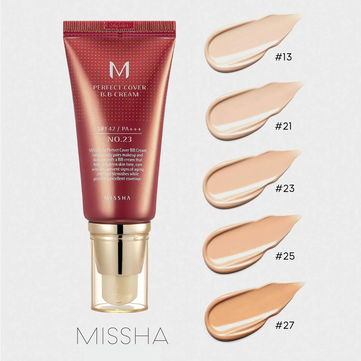 BB krēms Missha M Perfect Cover BB Cream SPF42/PA+++ 20 ml