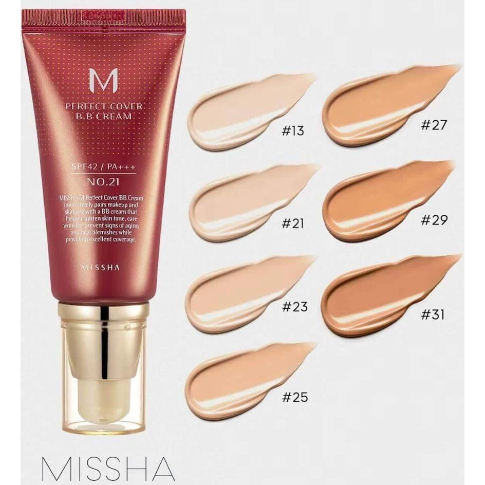BB krēms Missha M Perfect Cover BB Cream SPF42/PA+++ 50 ml