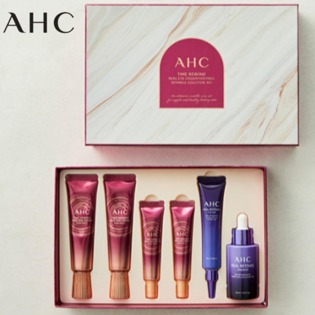 AHC Time Rewind Real Eye Cream for Face Wrinkle Solution Set