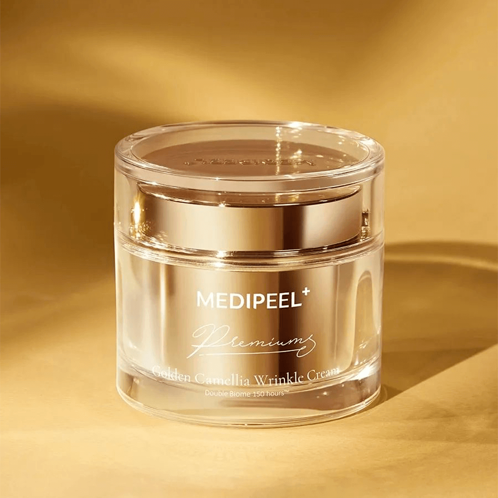 PRE-ORDER Atjaunojošs krēms ar kamēlijas ekstraktu MEDIPEEL Premium Golden Camellia Wrinkle Cream 50ml