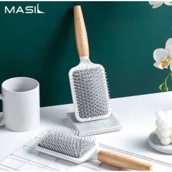 Расчёска для волос с антистатическим эффектом Masil Wooden Paddle Brush [PRE-ORDER]