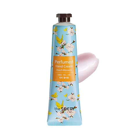 Roku krēms ar persika ziedu aromātu The Saem Perfumed Hand Cream Hand Care Lotion #Peach Blossom 30ml