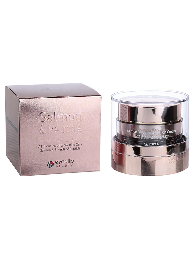 Пептидный крем для лица с лососевой икрой Eyenlip Salmon&Peptide Nutrition Cream 50ml 