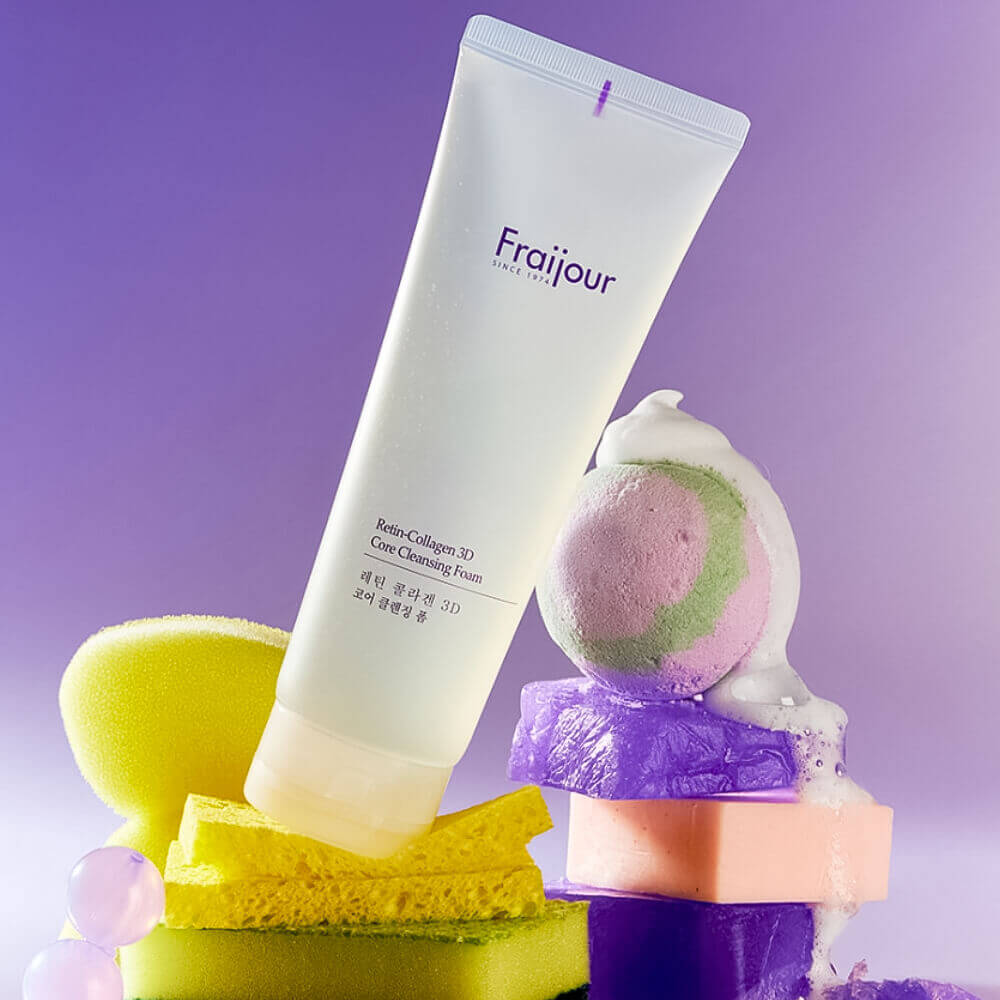 Mitrinošās attīrošas putas ar kolagēnu Fraijour Retin-Collagen 3D Core Cleansing Foam 250ml