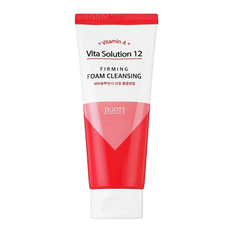 Nostiprinošas putas ar A vitamīnu Jigott Vita Solution 12 Firming Foam Cleansing 180ml