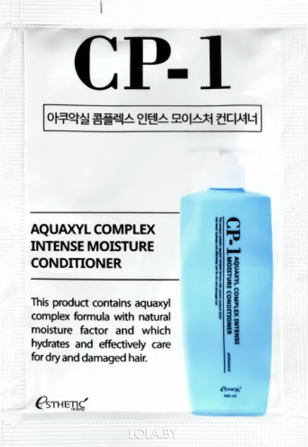 Mitrinošs matu kondicionieris CP-1 Aquaxyl Complex Intense Moisture Conditioner tester