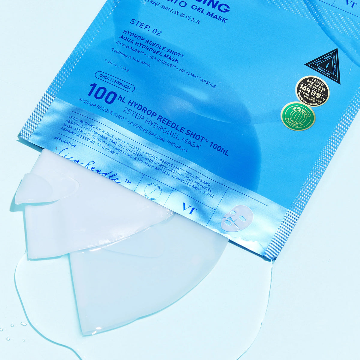 PRE-ORDER VT Hydrop Reedle Shot 100hL 2Step Hydrogel Mask