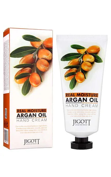 Питательный крем для рук Jigott Real Moisture Argan Oil Hand Cream 100ml