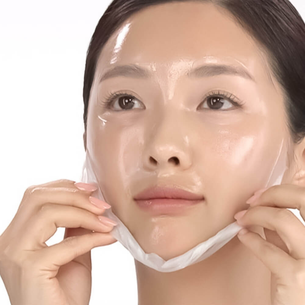 Atvēsinoša plēves maska ar liftinga efektu MEDIPEEL Mooltox Hyaluron Layer Wrapping Mask Cooling Film Mask with Lifting Effect