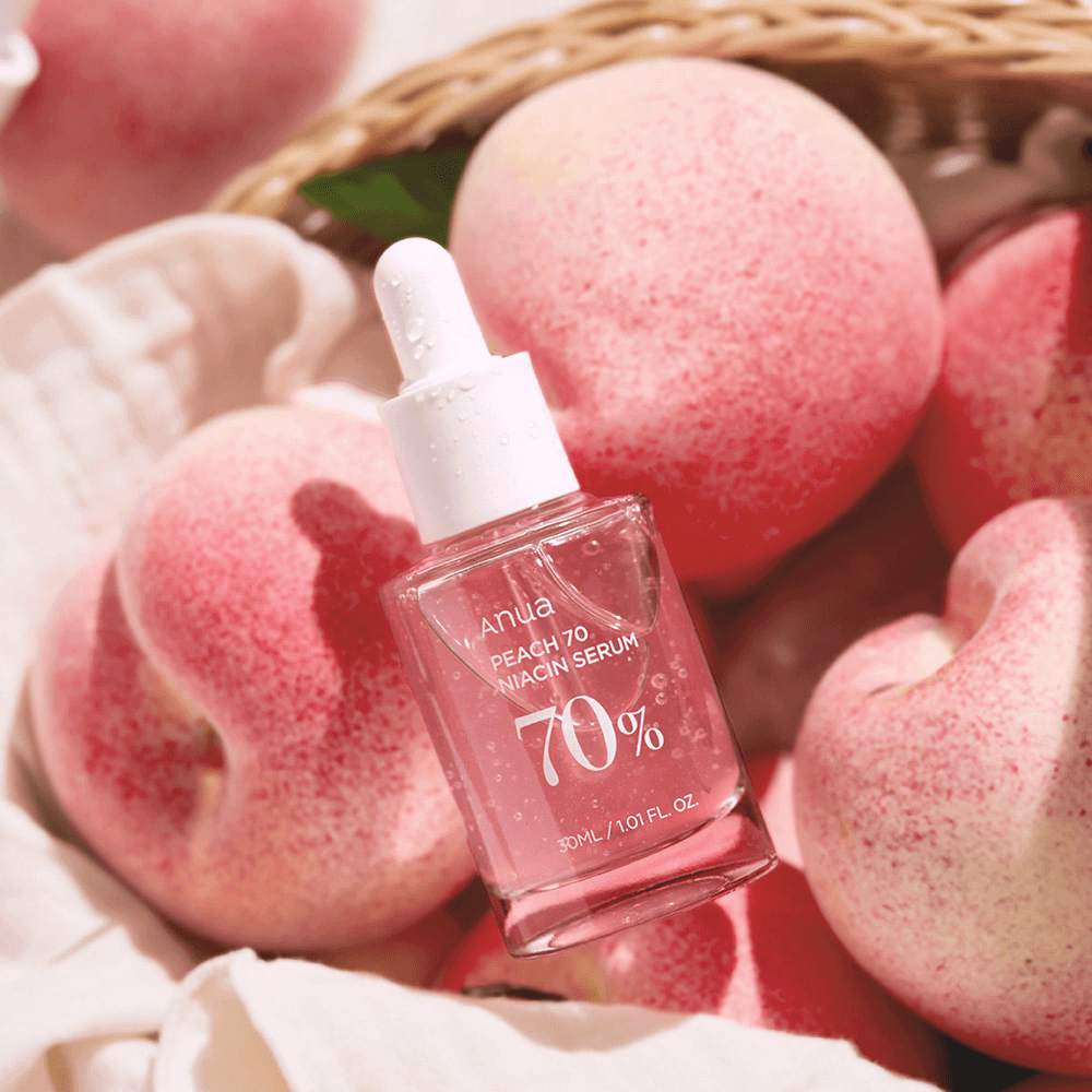 Serums ar persiku gludai un mirdzošai ādai Anua Peach 70% Niacin Serum 30ml