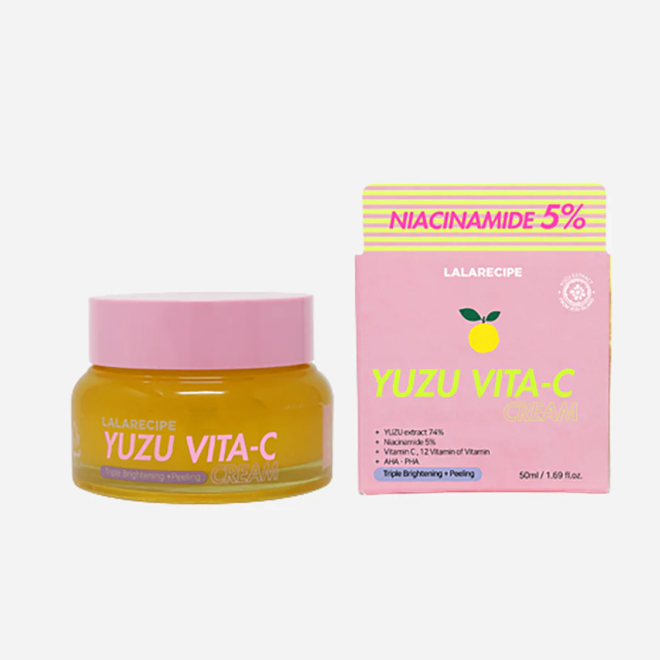 Pre-order La La Recipe YUZU VITA C Cream brightening & Anti wrinkle 50ml