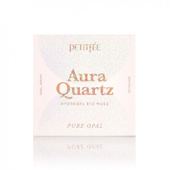 Acu patči pret grumbām un pietūkumiem PETITFEE Aura Quartz Hydrogel Eye Mask Pure Opal (sale)