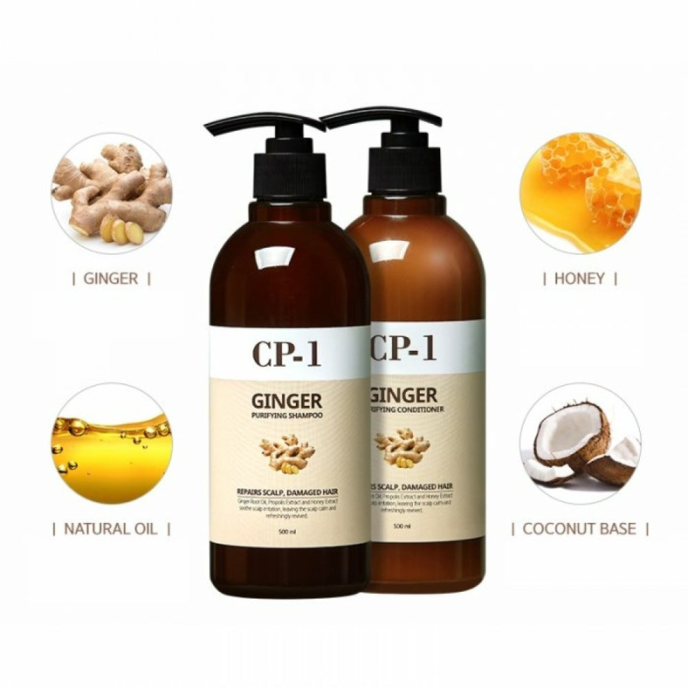Atjaunojošais šampūns CP-1 Ginger Purifying Shampoo 500ml [PRE-ORDER](PIEEJAMS PĒC 5 DIENĀM)