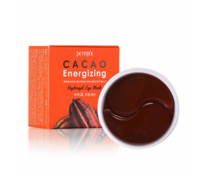 Охлаждающие патчи PETITFEE Cacao Energizing Hydrogel Eye Mask